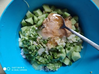 Vegetarian Chicken with Cucumber recipe