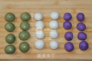 Three Flavor Glutinous Rice Balls recipe