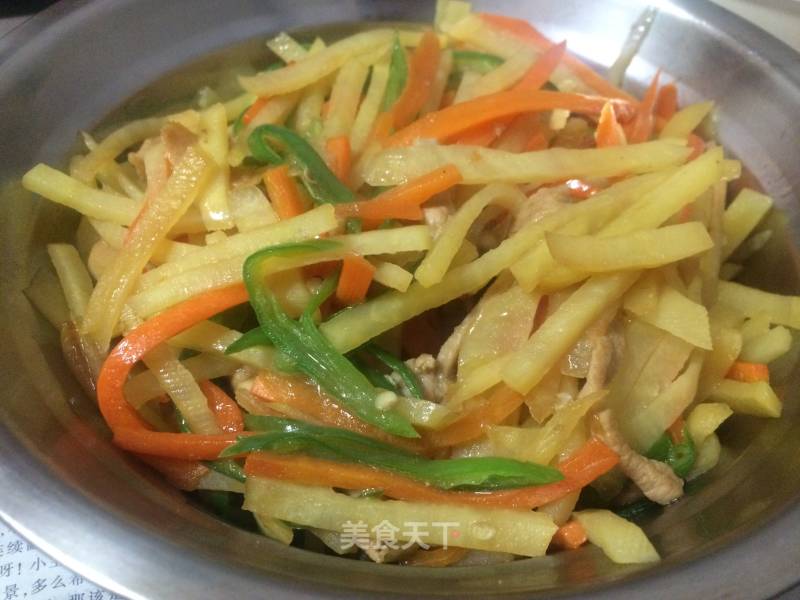 Fried Pork with Shredded Potatoes recipe