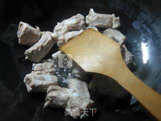 Grilled Ribs with King Pleurotus recipe