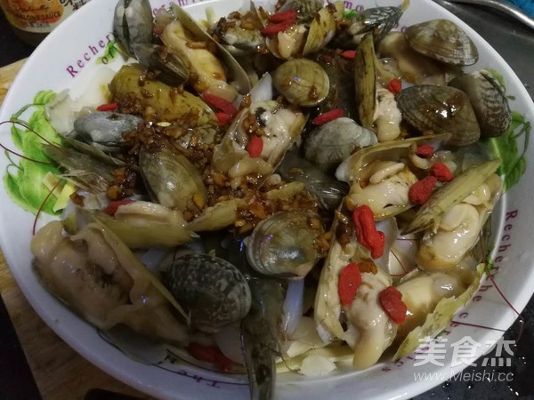 Steamed Small Seafood recipe