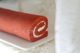 #四session Baking Contest and It's Love to Eat Festival#red Velvet Cake Roll recipe