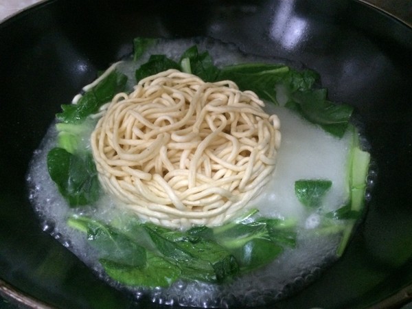 Egg and Vegetable Noodle Soup recipe