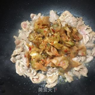 Stir-fried Pork with Mustard recipe