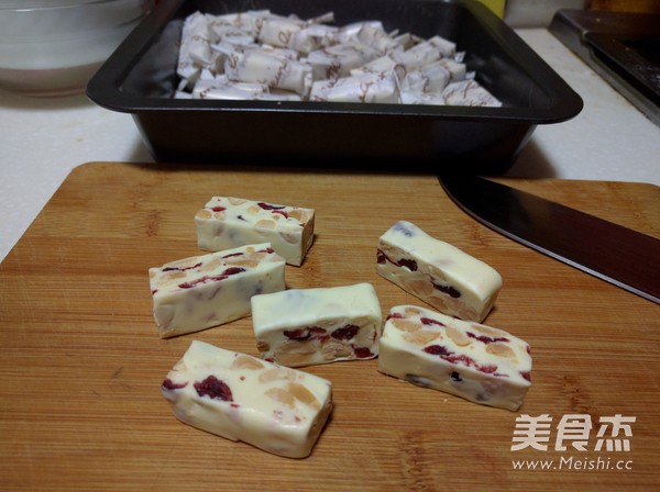 Cranberry Peanut Nougat recipe