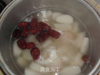 Red Dates, Chinese Yam, Longan, Wolfberry Soup---qi Dessert recipe