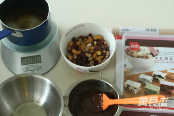 Chocolate Nut Nougat recipe