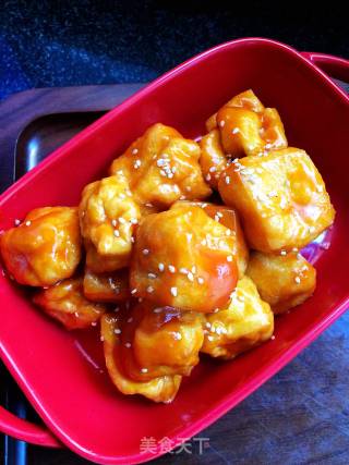 Tomato Sauce Soaked Tofu recipe