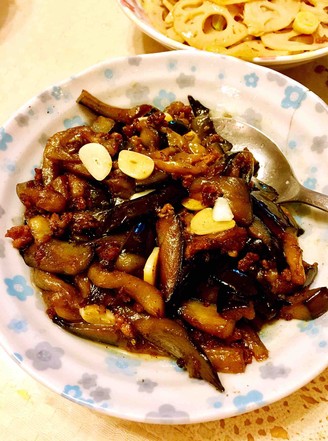 Braised Eggplant with Minced Meat recipe