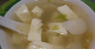 Taro Tofu Soup recipe