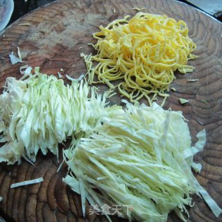 Mixed Cabbage Egg Shreds recipe