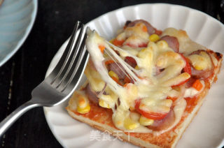 Sausage Toast Pizza recipe