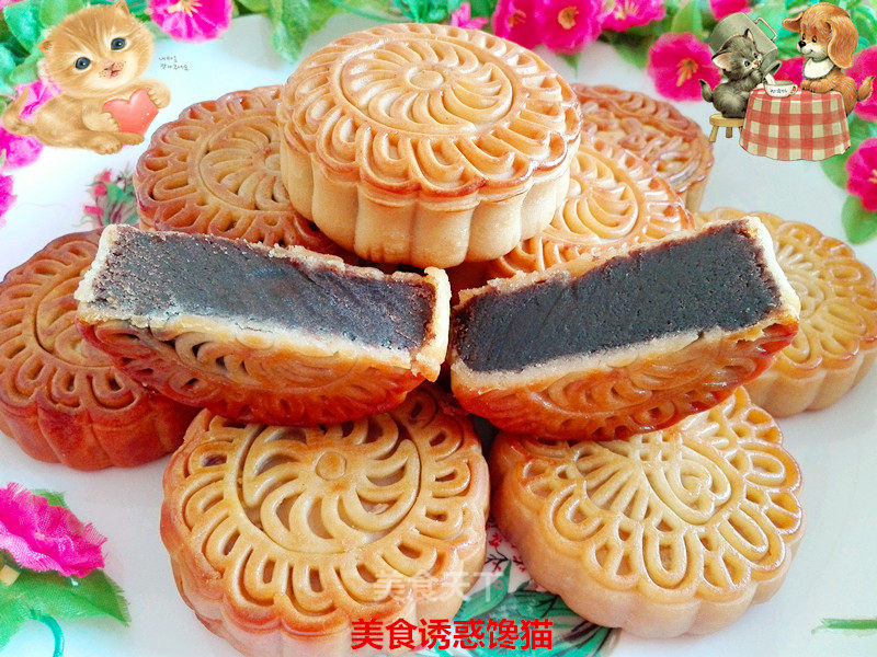 Black Sesame Mooncake recipe
