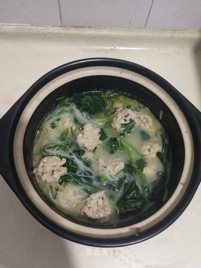 Spinach Meatball Soup recipe