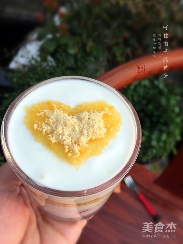 Yellow Peach Love Yogurt Cup recipe