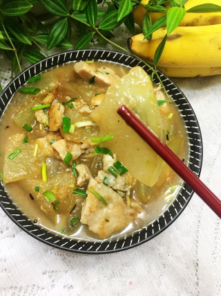 Braised Fish Floss with Winter Melon recipe