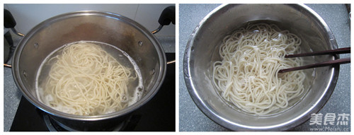 Fresh Seafood Marinated Noodles recipe