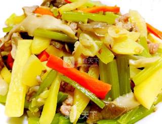 Stir-fry with Green Onion and Seasonal Vegetables recipe