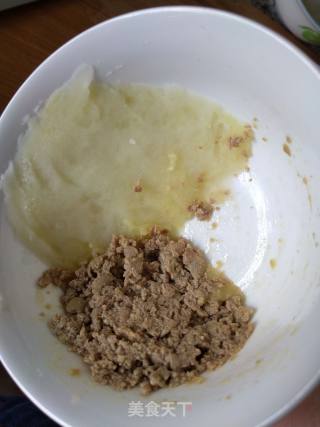 Pan-fried Foie Gras and Mashed Potatoes Baby Food Supplement recipe