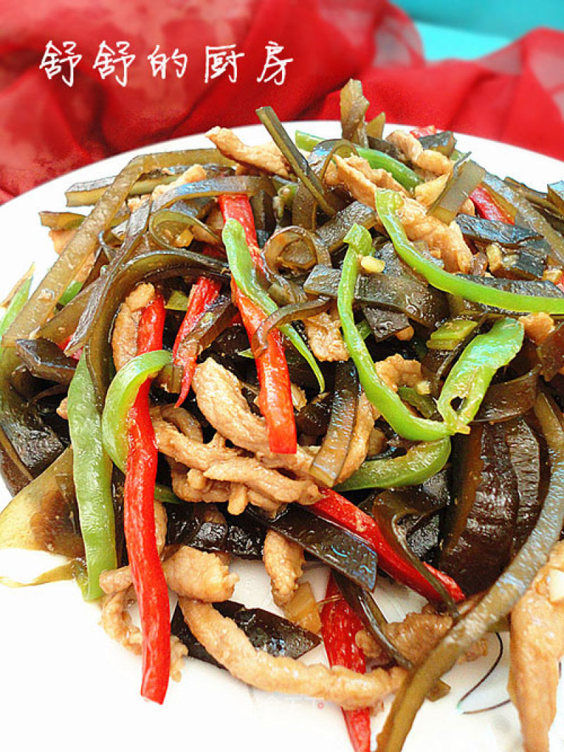 Shredded Pork Kelp with Oyster Sauce recipe