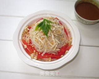 [cool Noodles with Mixed Fruit Chicken Noodles] Let’s Make A Refreshing Cold Noodle at The End of Summer recipe