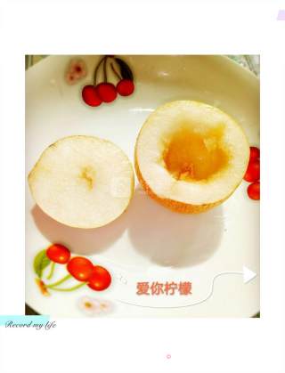 Rock Sugar Pear recipe