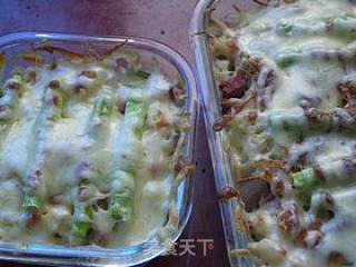 Asparagus Beef Baked Rice recipe