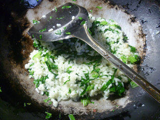 Fried Rice with Shacha Pickle Leaves recipe