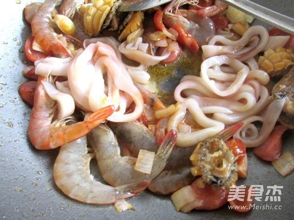 Seafood Abalone Rice recipe