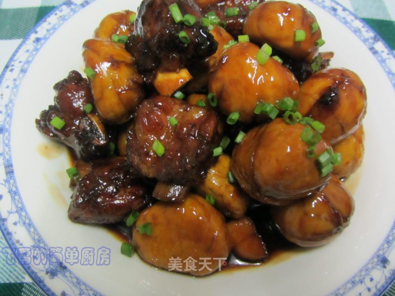 Chestnut Braised Inch Row recipe