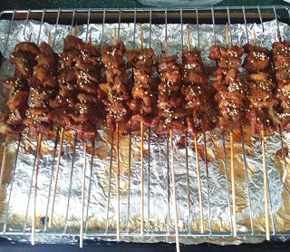 Lamb Kebabs with Sauce recipe