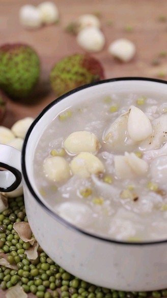 Shimei Congee-fruit Congee Series "litchi, Tremella and Lotus Seed Congee" Camp