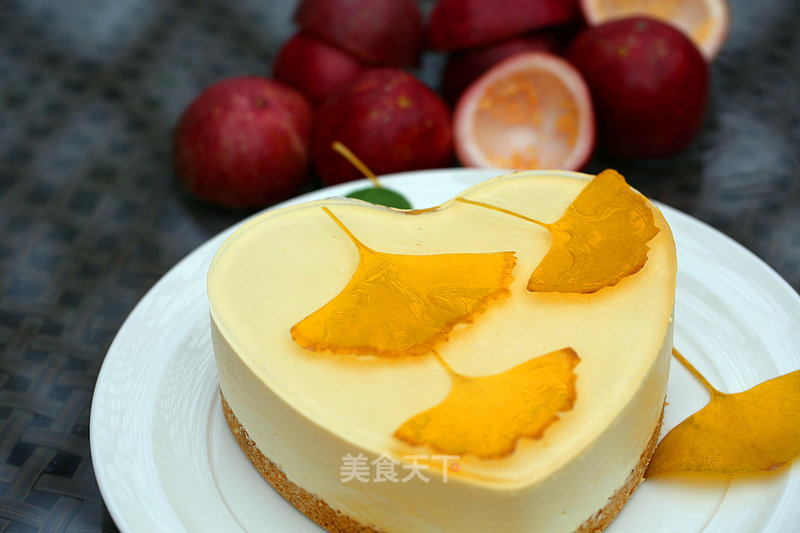 Passion Fruit Cheese Mousse Cake recipe