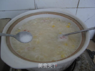 Corn Pork Congee recipe