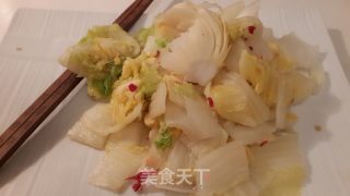 Stir-fried Pork with Sour Cabbage and Mushrooms recipe