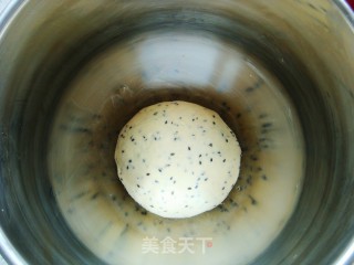 Black Sesame Water Cube Toast recipe