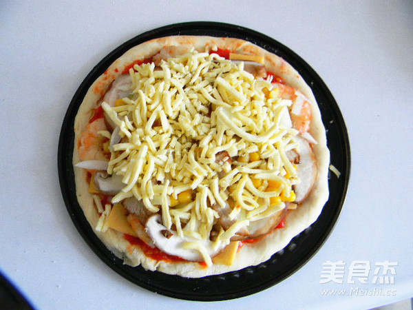 Assorted Seafood Pizza recipe