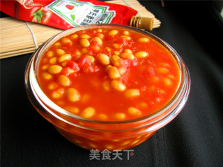 Soybeans in Tomato Sauce recipe