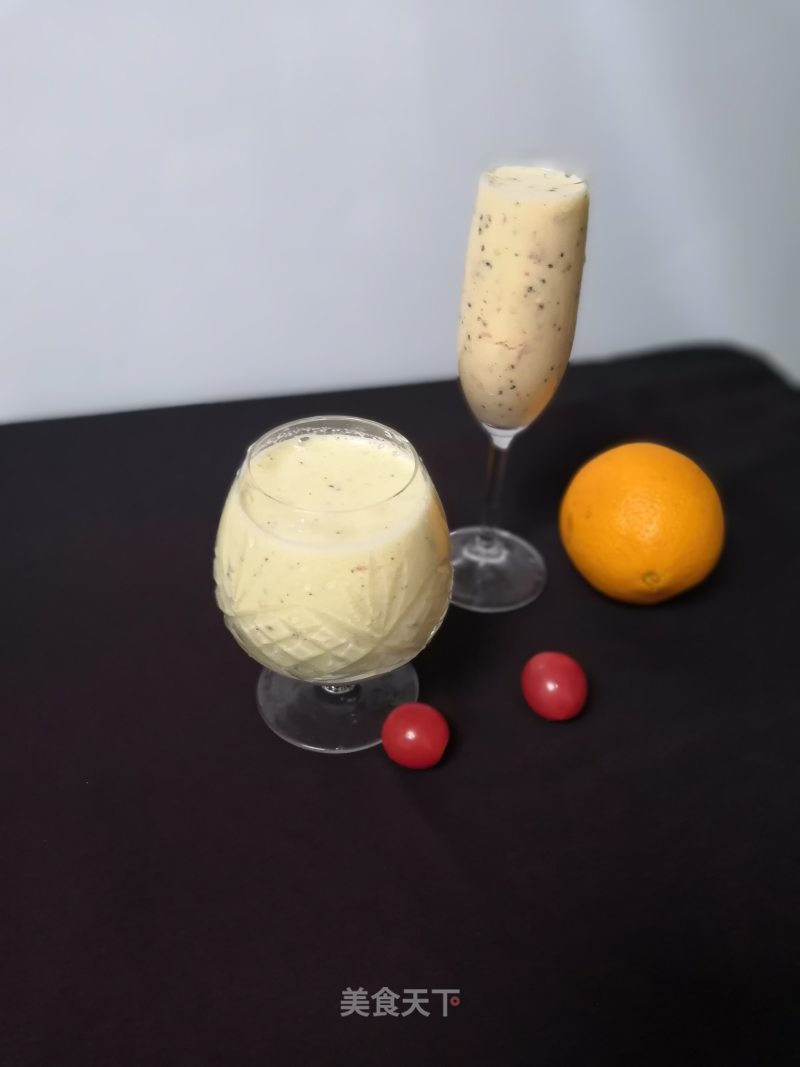 Orange Pitaya Milkshake recipe