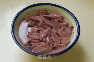 [stir-fried Pork Liver with Green Pepper] recipe