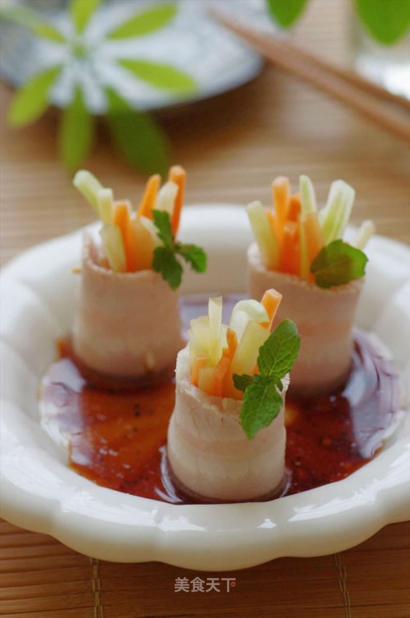 See How A Piece of Pork Belly is Refreshing and Refined-crispy Assorted Ruyi Rolls recipe