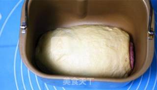 【pure Natural Three-color Toast】bread Machine Version recipe