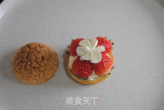 #四session Baking Contest and It's Love to Eat Festival# Strawberry Pastry Big Puffs recipe