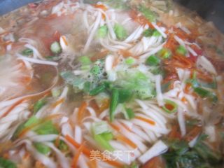 Mushroom Vegetable Noodle Soup recipe