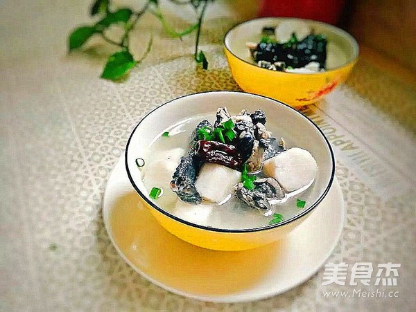 Black-bone Chicken Iron Rod Yam Soup recipe