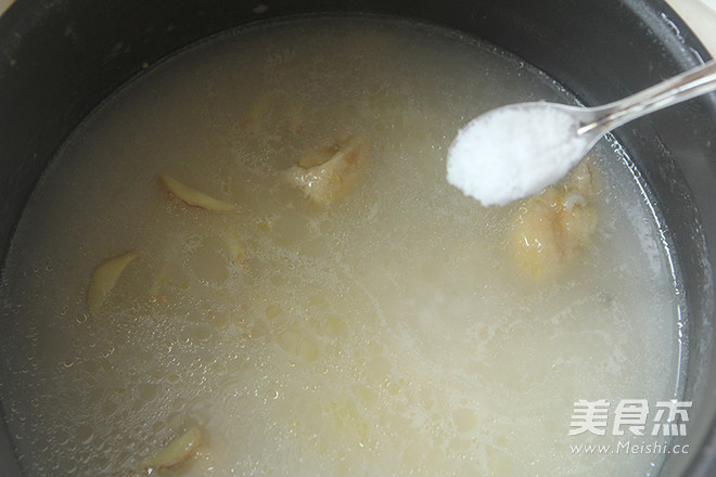 Congee with Scallops and Shredded Chicken recipe