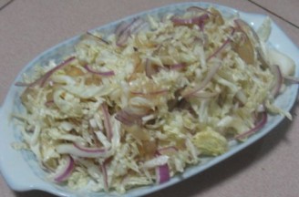 Jellyfish Mixed with Cabbage recipe