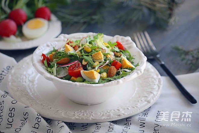 Egg and Mixed Vegetable Salad recipe