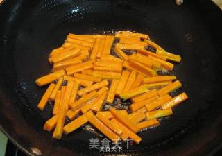 Stir-fried Pumpkin and Asparagus recipe