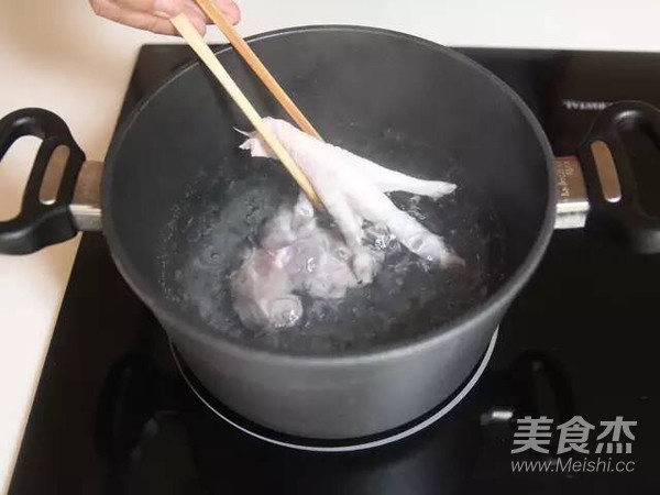 Yam Chicken Feet Soup recipe